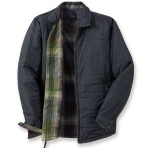 Prana Men’s Reversible Puffer Shirt Jacket Size XL